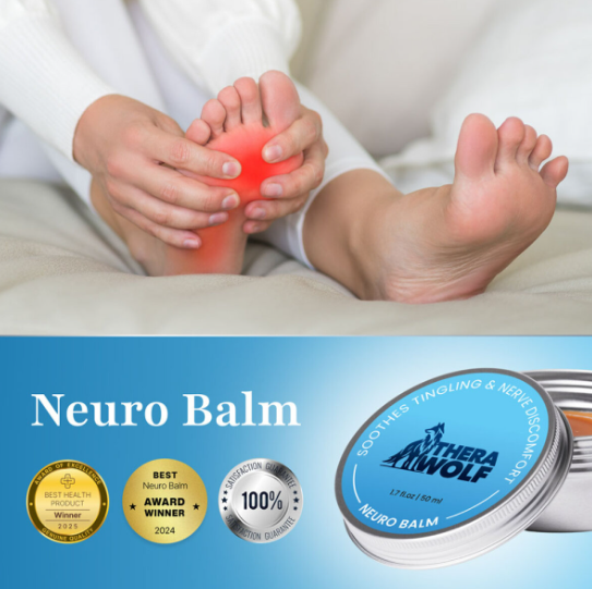 TheraWolf neuro balm for soothing foot comfort